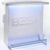 Spectacular and Elegant DELUX Portable Bar, by BEST, with blue 3d holographic lights