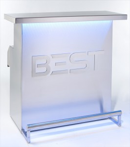 DELUX with BEST Logo Blue Light Bright Room