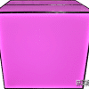 Pink Backlit Double PlexBoX 4 foot Portable Bar