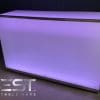 VERSATI Portable Bar with LED Backlit Acrylic Panels - Lilac